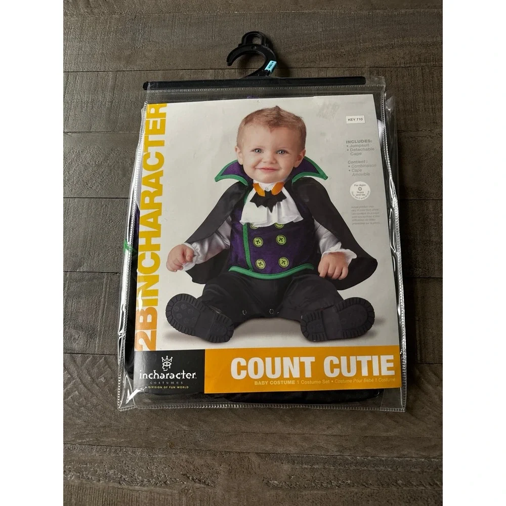 NWT 2B Incharacter Count Cutie Costume‎ Size 6/12 months